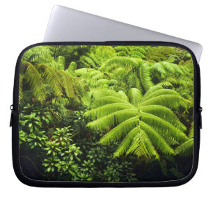 Protection Pour Ordinateur Portable Hawaii, Grande Île, Verdure tropicale luxuriante e
