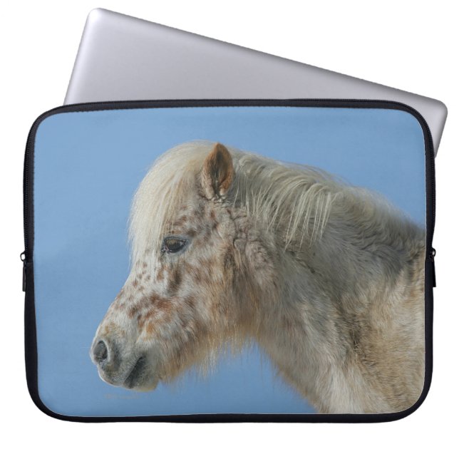 Protection Pour Ordinateur Portable Headshot miniature de cheval (Devant)