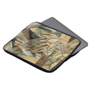 Protection Pour Ordinateur Portable Heure de pointe, New York par Max Weber, Cubisme v