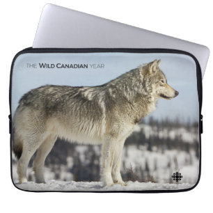 Protection Pour Ordinateur Portable Hiver - Loup