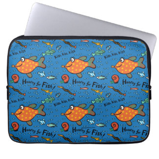 Protection Pour Ordinateur Portable Hourra pour le motif de poissons