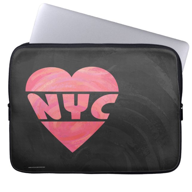 Protection Pour Ordinateur Portable I Coeur NYC (Devant)