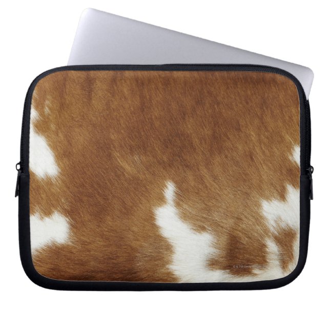 Protection Pour Ordinateur Portable Impression Brown de la vache (Devant)