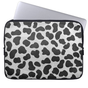 Protection Pour Ordinateur Portable Impression noire et blanche dalmate
