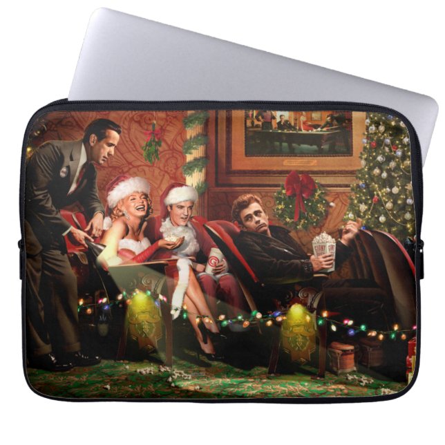 Protection Pour Ordinateur Portable Intermède de Noël (Devant)