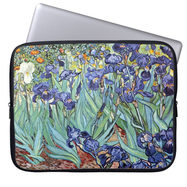 Protection Pour Ordinateur Portable Iris par Vincent van Gogh 1898 (Devant)