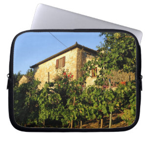 Protection Pour Ordinateur Portable Italie, Toscane, Greve. Scènes de vin fin d'été