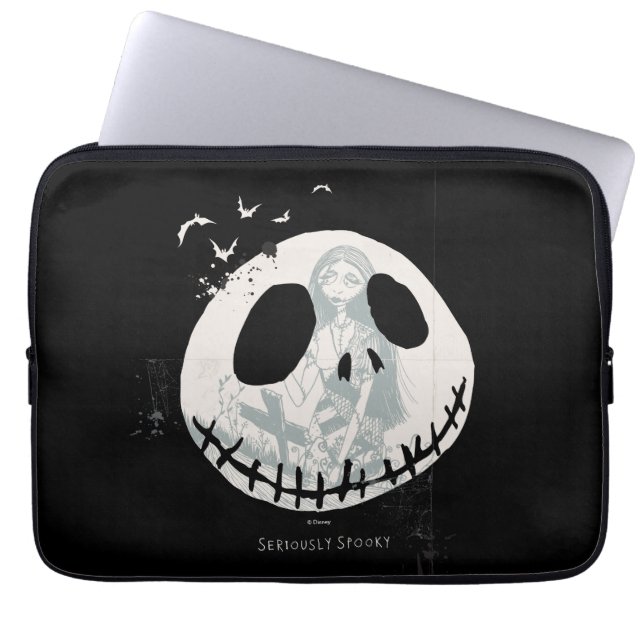 Protection Pour Ordinateur Portable Jack Skellington | Sérieusement Éffrayant (Devant)