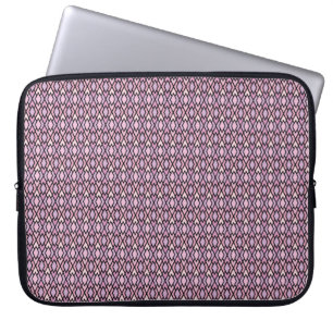 Protection Pour Ordinateur Portable Jacquard rose et noir