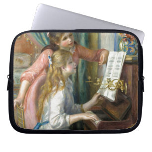 Protection Pour Ordinateur Portable Jeunes filles au piano - Pierre Renoir