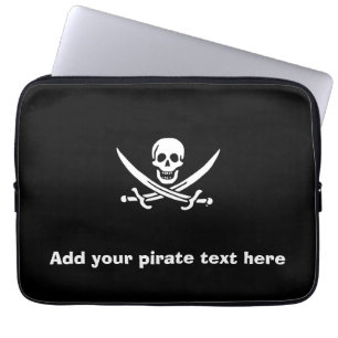 Protection Pour Ordinateur Portable Jolly roger drapeau de pirate