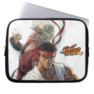 Protection Pour Ordinateur Portable Ken et Ryu