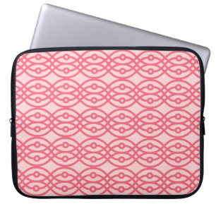 Protection Pour Ordinateur Portable Kimono imprimé, corail rose