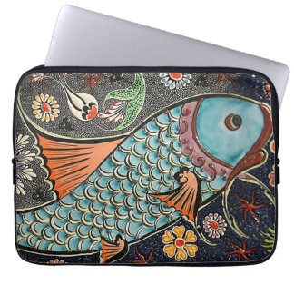Protection Pour Ordinateur Portable Koi Mosaic