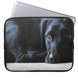Protection Pour Ordinateur Portable Labrador noir
