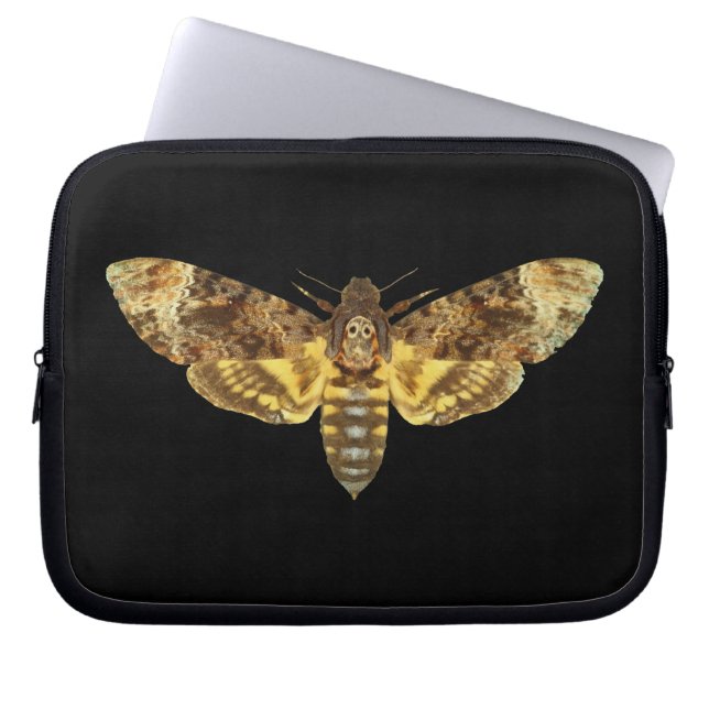 Protection Pour Ordinateur Portable Lachèse d'Acherontia - La tête de la mort Hawkmoth (Devant)