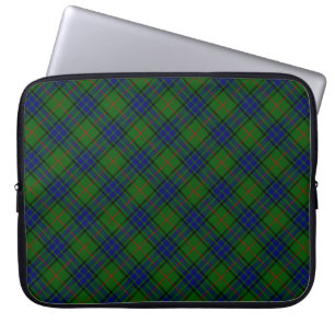 Protection Pour Ordinateur Portable Lauder tartan bleu vert plaid