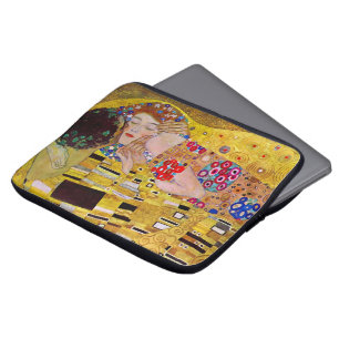 Protection Pour Ordinateur Portable Le baiser de Gustav Klimt, Art nouveau Vintage
