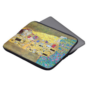 Protection Pour Ordinateur Portable Le baiser de Gustav Klimt, Art Nouveau Vintage