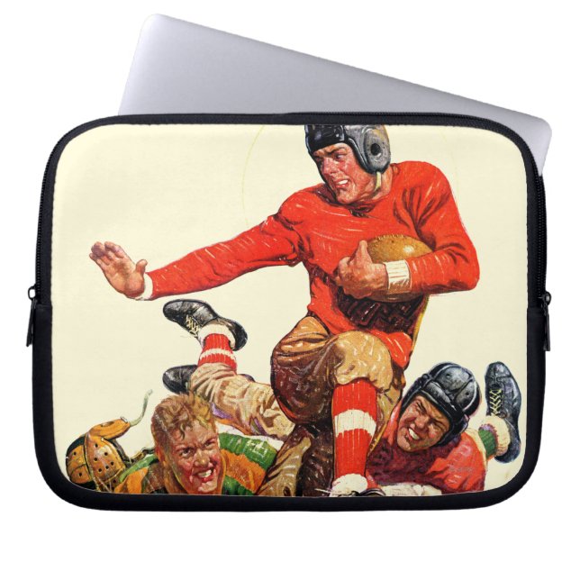 Protection Pour Ordinateur Portable Le football d'université (Devant)