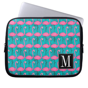 Protection Pour Ordinateur Portable Le motif lumineux   de Flamant rose ajoutent votre