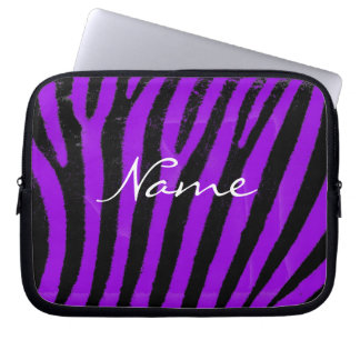 Protection Pour Ordinateur Portable Le zèbre pourpre barre la douille d'ordinateur
