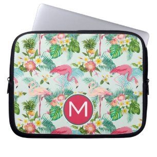 Protection Pour Ordinateur Portable Les fleurs et les oiseaux tropicaux ajoutent