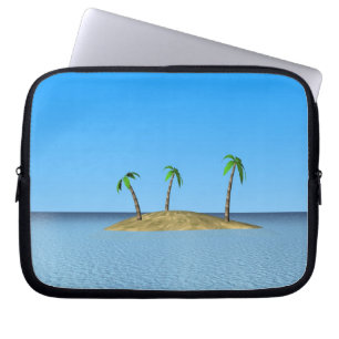 Protection Pour Ordinateur Portable L'île tropicale