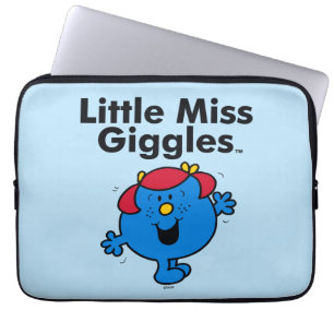 Protection Pour Ordinateur Portable Little Miss Petite Miss Giggles Aime Rire