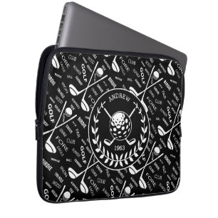 Protection Pour Ordinateur Portable Logo de golf design personnalisé