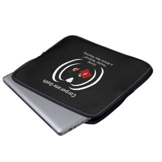 Protection Pour Ordinateur Portable Logo traditionnel sur la douille d'ordinateur