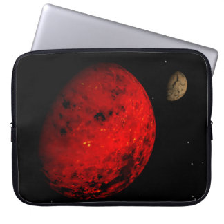 Protection Pour Ordinateur Portable Lune rocheuse de planète rouge