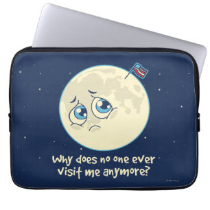 Protection Pour Ordinateur Portable Lune triste