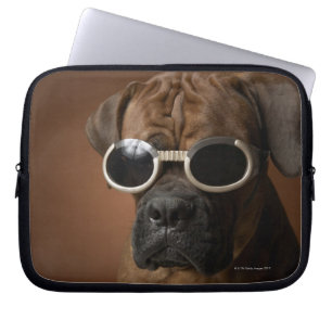 Protection Pour Ordinateur Portable Lunettes de soleil de port de chien
