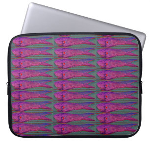 Protection Pour Ordinateur Portable manche de poisson pourpre