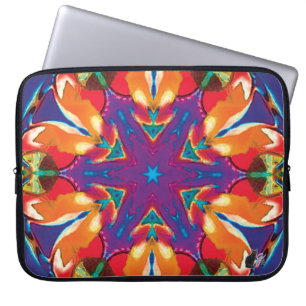 Protection Pour Ordinateur Portable Manche de portable Kaleidoscope Reticule