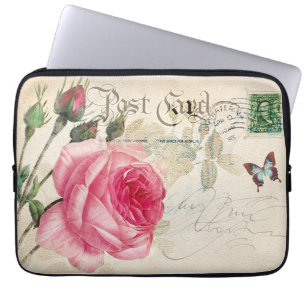 Protection Pour Ordinateur Portable Manche d'ordinateur portable en néoprène rose fran