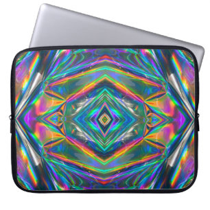 Protection Pour Ordinateur Portable Manche Ordinateur Portable Iridescente Chrome