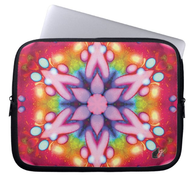 Protection Pour Ordinateur Portable Manche pour ordinateur portable Deelish Kaleidosco (Devant)