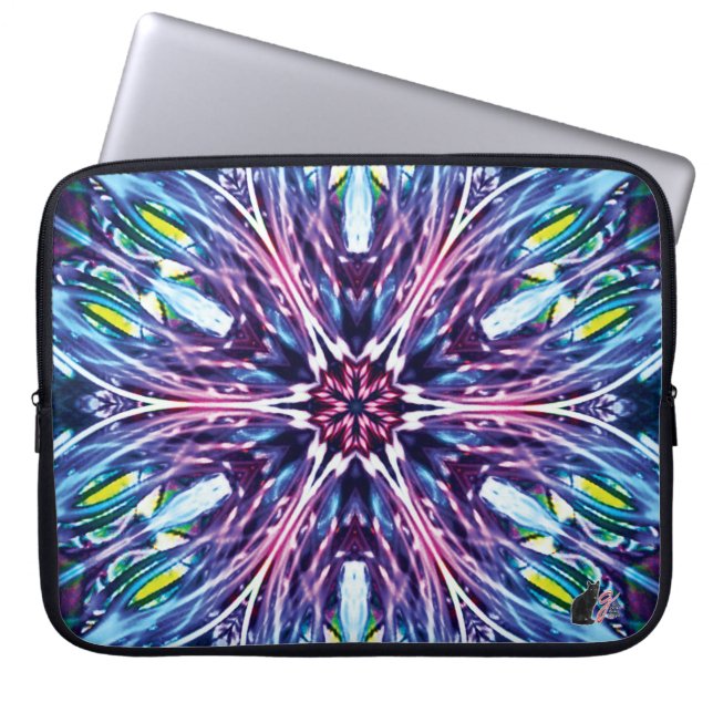 Protection Pour Ordinateur Portable Manche pour ordinateur portable Kaleidoscope North (Devant)