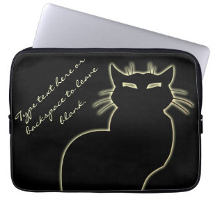 Protection Pour Ordinateur Portable Manche pour ordinateur portable pour chat noir Per