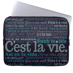 Protection Pour Ordinateur Portable Manches personnalisées C'est La Vie