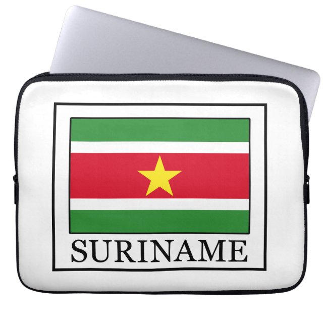 Protection Pour Ordinateur Portable Manchette d'ordinateur Suriname (Devant)