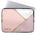 Marbre rose géométrique élégant de blanc de