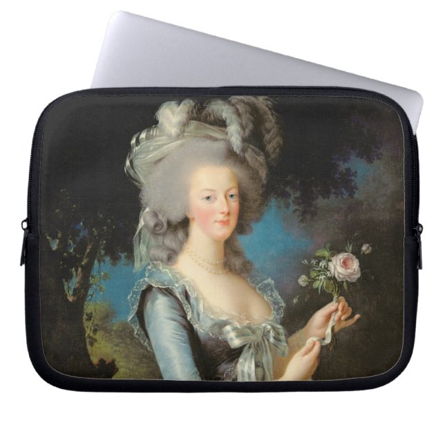 Protection Pour Ordinateur Portable Marie Antoinette avec un rose, 1783 (Devant)