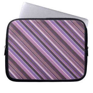 Protection Pour Ordinateur Portable Mauve diagonal stripes