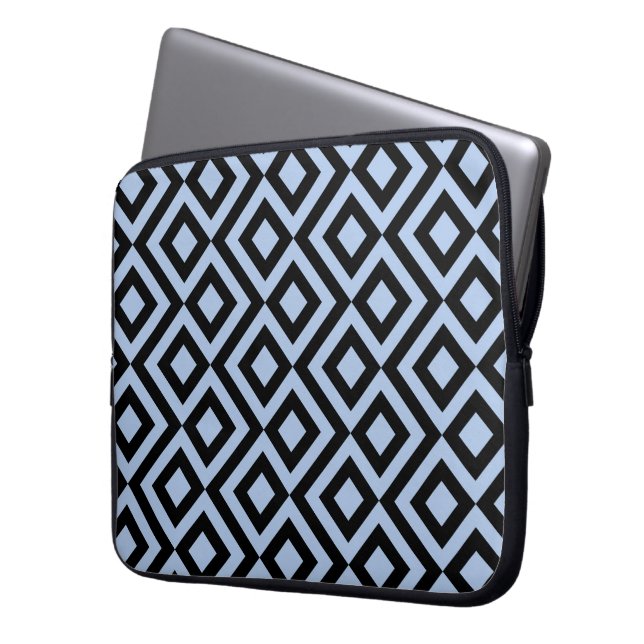 Protection Pour Ordinateur Portable Mélange Bleu Clair Et Noir (devant gauche)