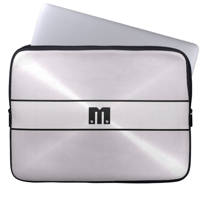 Protection Pour Ordinateur Portable Métal en acier inoxydable brillant (Devant)