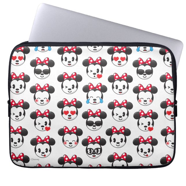 Protection Pour Ordinateur Portable Minnie branchée | Motif Emoji (Devant)