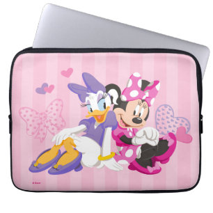 Protection Pour Ordinateur Portable Minnie et Daisy Super Helpers